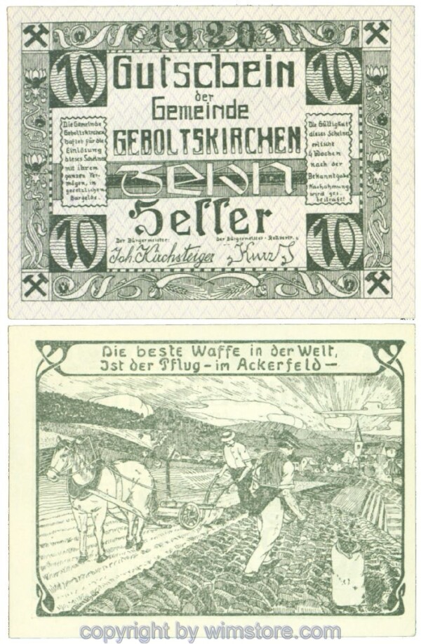 Geboltskirchen, J00226a, 10 Heller; 1