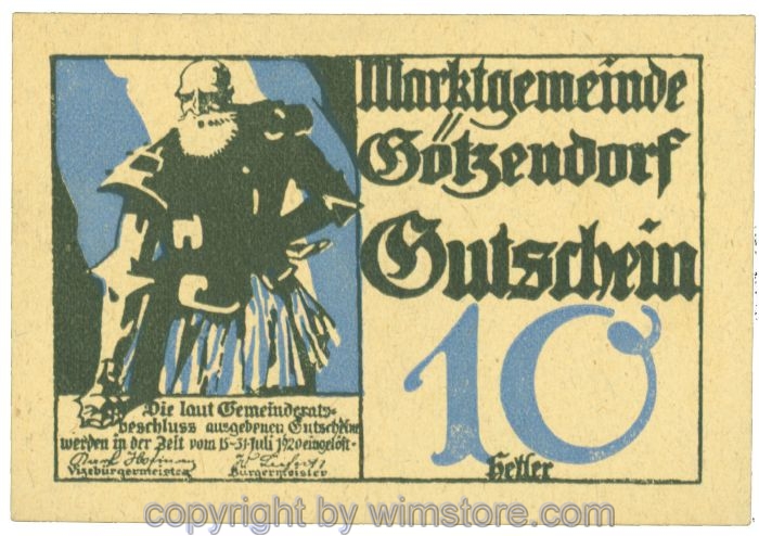 Götzendorf, J00246IIa, 10 Heller; 1