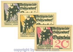 Götzendorf, J00246IIf, Serie 20, 40, 50 Heller; 1