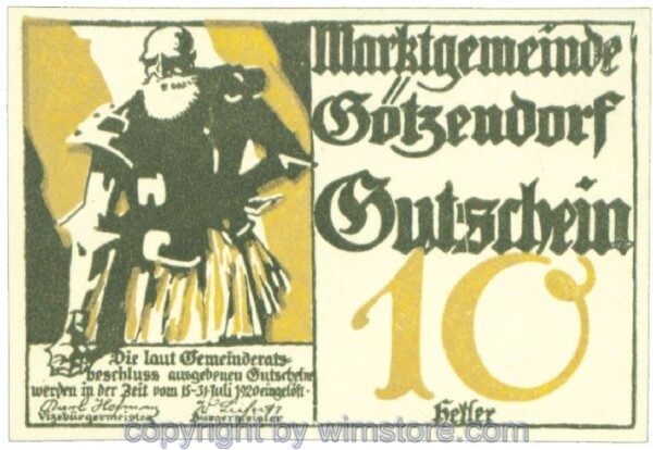 Götzendorf, J00246Sa, 10 Heller; 1