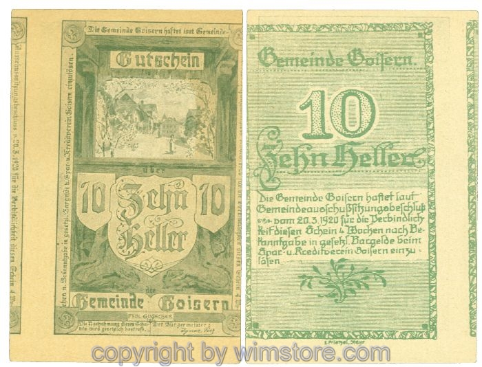 Goisern, J00247Ix, 10 Heller; 1