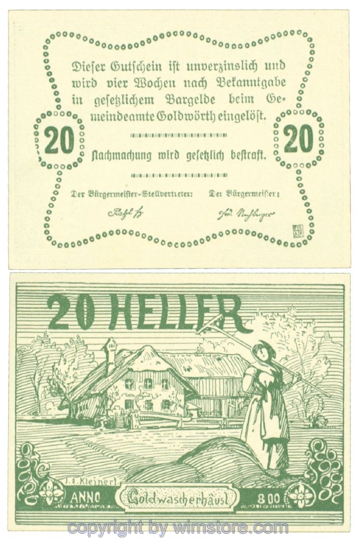 Goldwörth, J00248bF, 20 Heller; 1