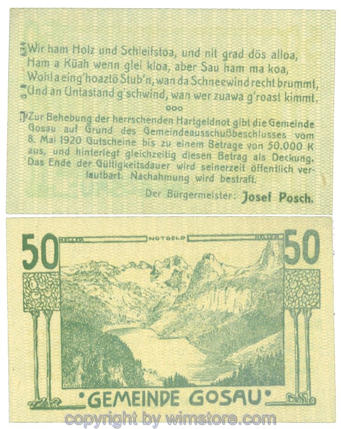 Gosau, J00251c, 50 Heller; 1