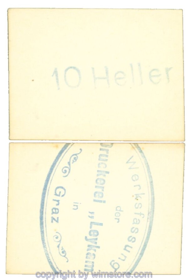 Graz, Prv. Leykam, J00263x, 10 Heller; 1