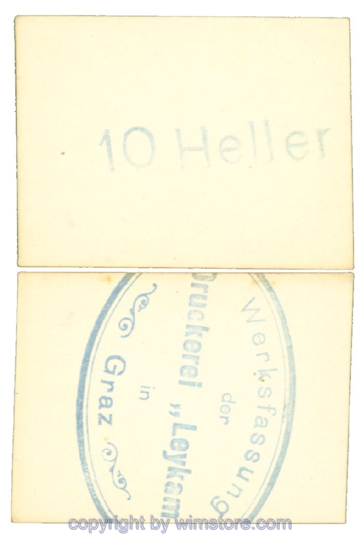 Graz, Prv. Leykam, J00263x, 10 Heller; 1