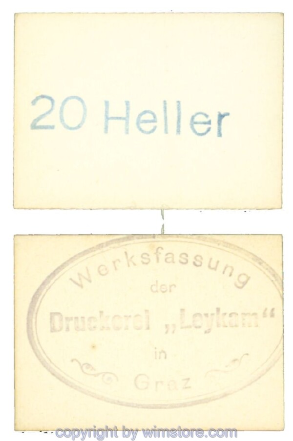 Graz, Prv. Leykam, J00263, 20 Heller; 1