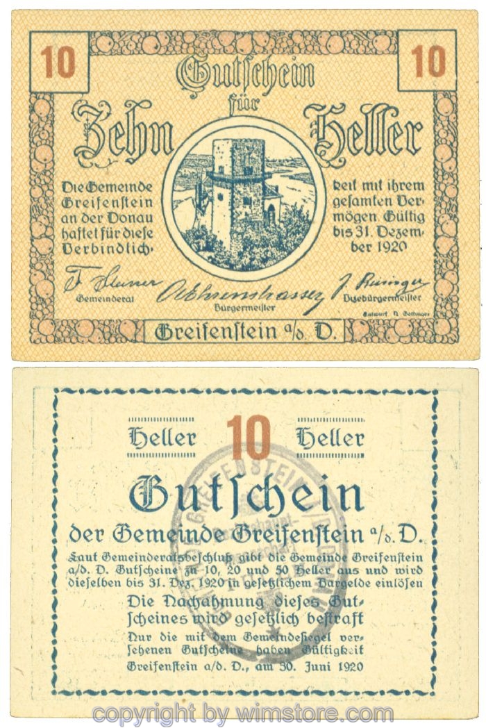 Greifenstein, J00275d1, 10 Heller; 1-