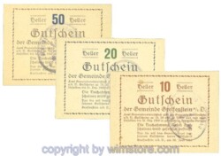 Greifenstein, J00275f1, Serie 10, 20, 50 Heller; 1-