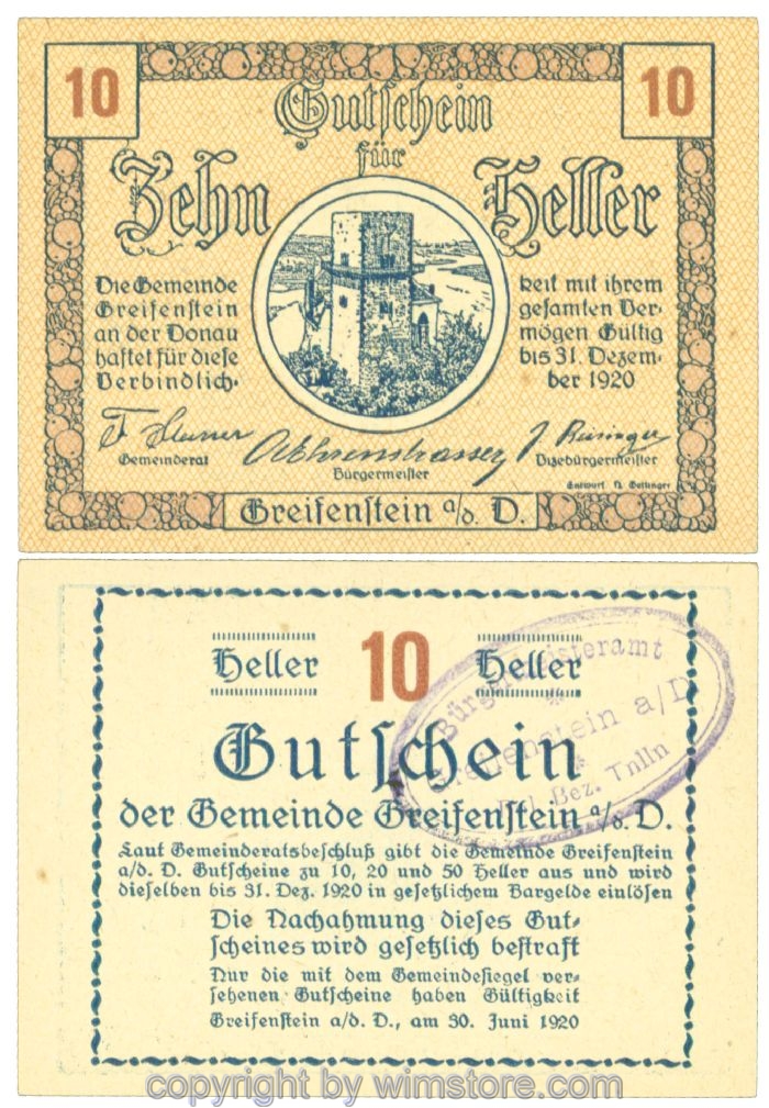 Greifenstein, J00275g2, 10 Heller; 1