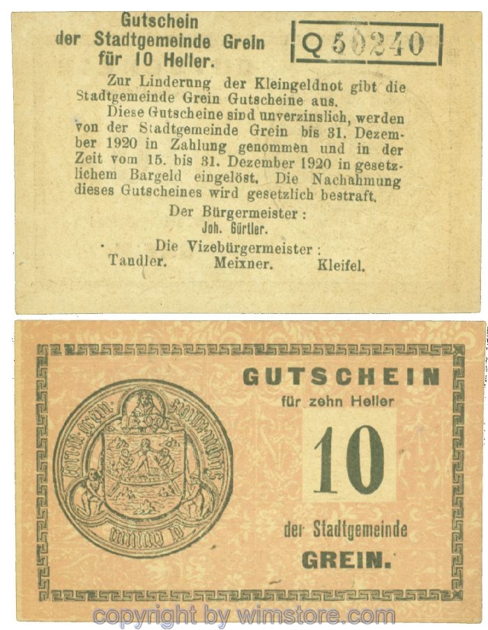 Grein, J00276Ib2, 10 Heller, Buchstabe Q; 1