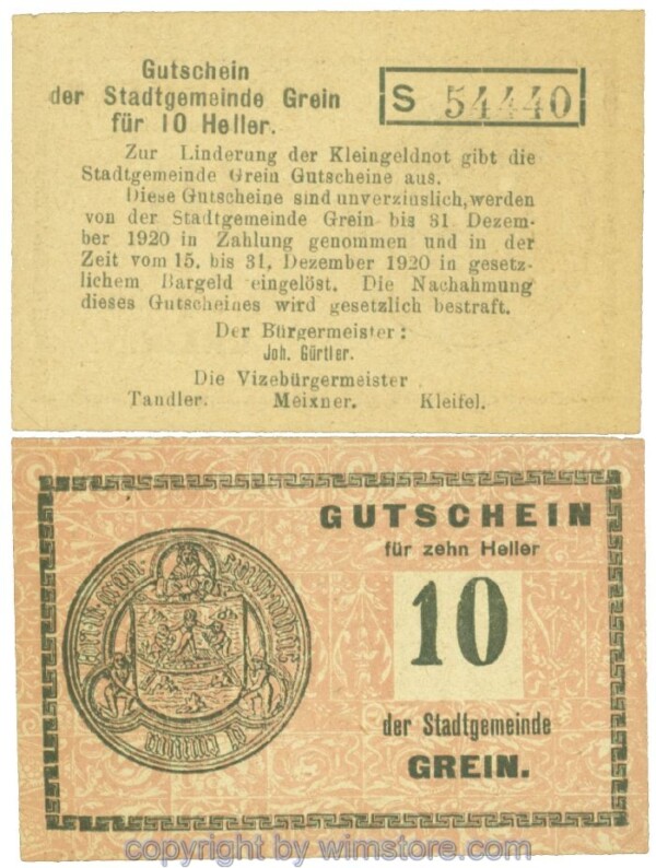 Grein, J00276Ib3, 10 Heller, Buchstabe S; 1