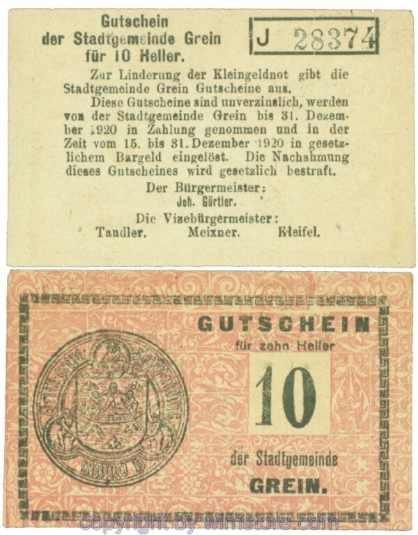 Grein, J00276Ib4, 10 Heller, Buchstabe J; 1-