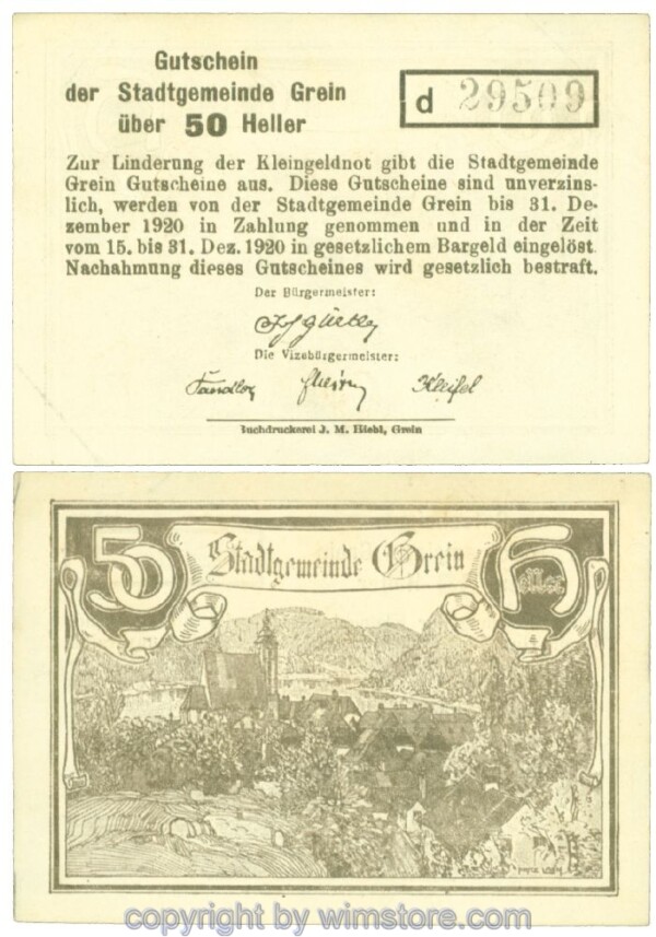 Grein, J00276Iba, 50 Heller, Buchstabe d; 1-
