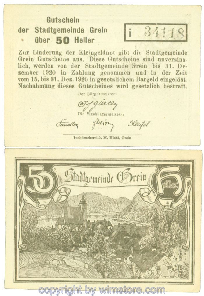 Grein, J00276Iba, 50 Heller, Buchstabe i; 1-
