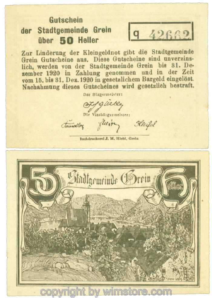 Grein, J00276Iba, 50 Heller, Buchstabe q; 1-