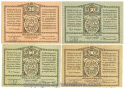Gröbming, J00289b, Serie 20, 30, 60, 90 Heller; 1