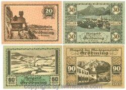 Gröbming, J00289b, Serie 20, 30, 60, 90 Heller; 1