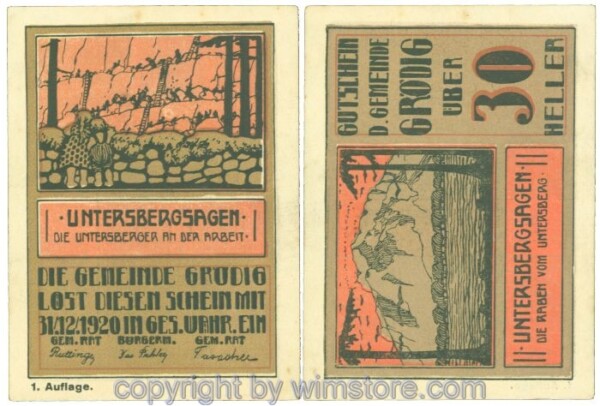 Grödig, J00290a, 30 Heller; 1-