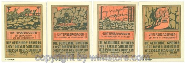 Grödig, J00290a, Serie 10, 30, 40, 60 Heller; 1