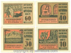 Grödig, J00290a, Serie 10, 30, 40, 60 Heller; 1