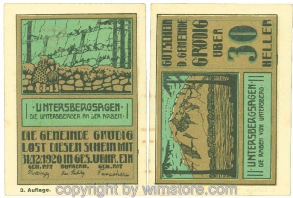 Grödig, J00290e, 30 Heller; 1-