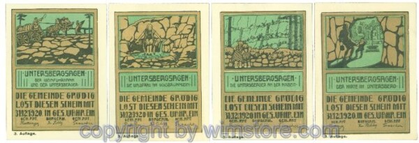 Grödig, J00290e, Serie 10, 30, 40, 60 Heller; 1