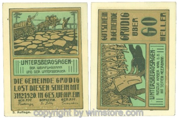 Grödig, J00290f, 60 Heller; 1-