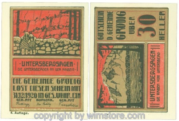 Grödig, J00290h, 30 Heller; 1-