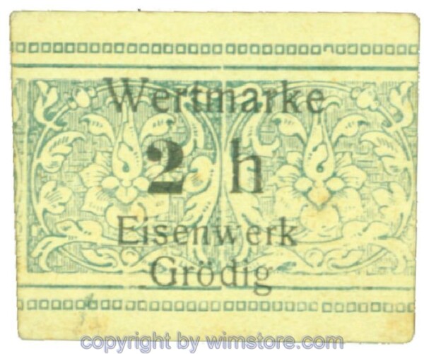 Grödig, Prv. Eisenwerk, J00291a6, 2 Heller; 1-