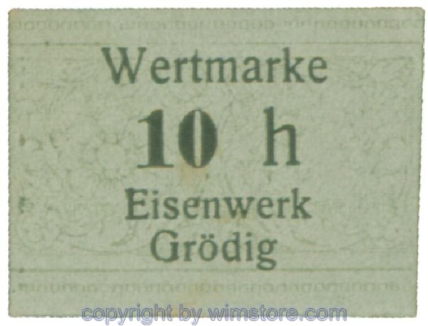 Grödig, Prv. Eisenwerk, J00291a10, 10 Heller; 1-