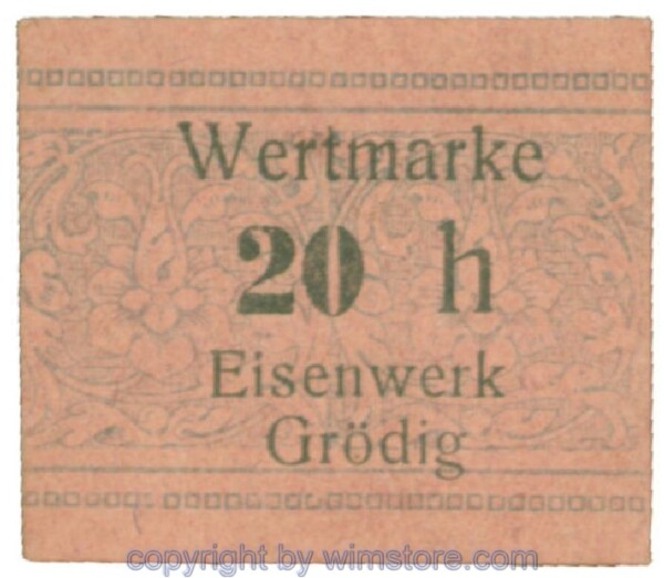 Grödig, Prv. Eisenwerk, J00291a15, 20 Heller; 1-