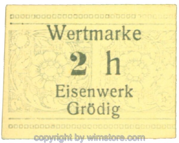 Grödig, Prv. Eisenwerk, J00291b19, 2 Heller; 1