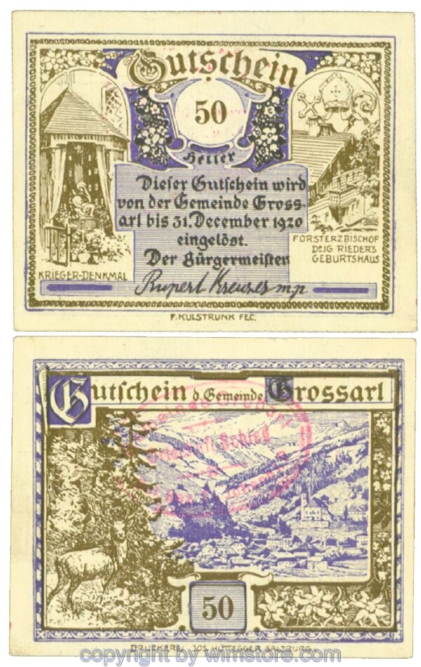Grossarl, J00292e96, 50 Heller; 1