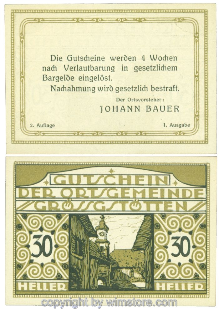 Grössgstötten, J00293IIa, 30 Heller; 1