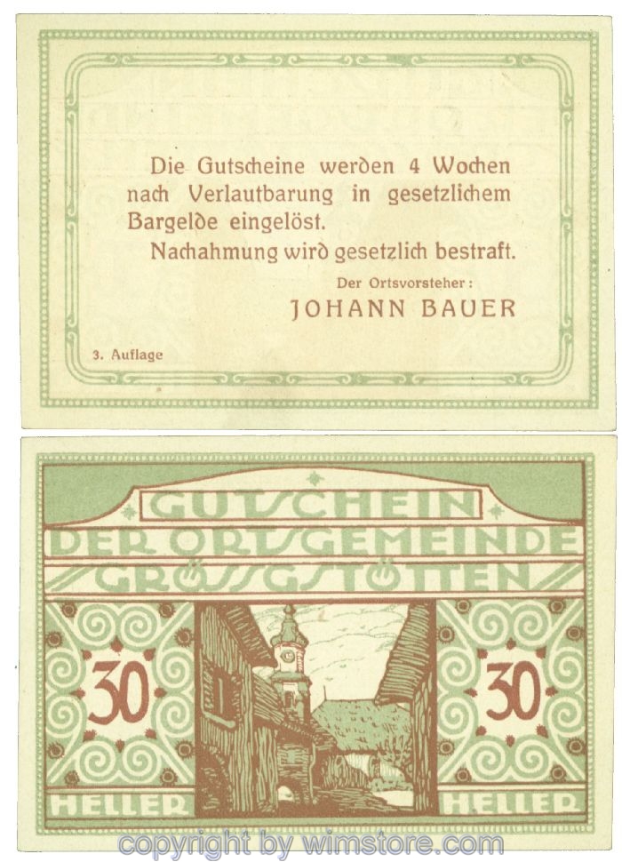 Grössgstötten, J00293IIc, 30 Heller; 1