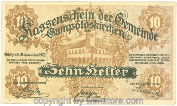 Gumpoldskirchen, J00308a1, 10 Heller; 1-
