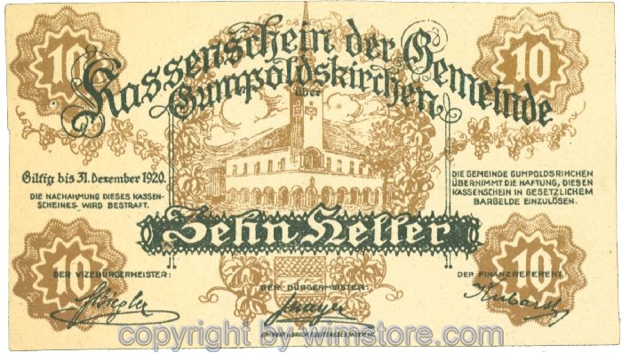 Gumpoldskirchen, J00308aF, 10 Heller; 1-