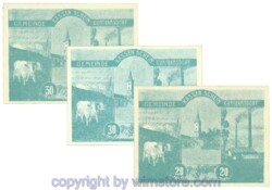 Guntramsdorf, J00310a, Serie 20, 30, 50 Heller; 1-