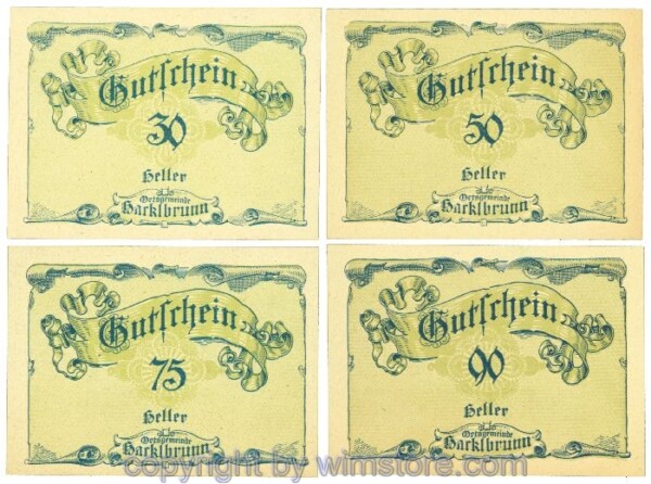 Hackelbrunn, J00323SIIb, Serie 30, 50, 75, 90 Heller; 1