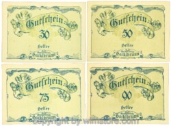 Hackelbrunn, J00323SIIb, Serie 30, 50, 75, 90 Heller; 1-