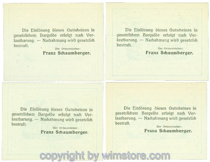 Hackelbrunn, J00323SIVa, Serie 10, 20, 50, 90 Heller; 1