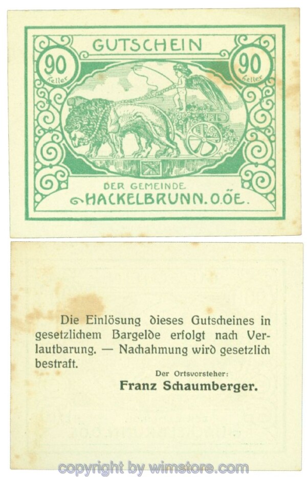 Hackelbrunn, J00323SIVc, 90 Heller; 1