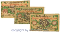 Hadersfeld, J00327IIa, Serie 10, 20, 50 Heller; 1