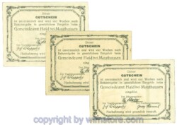 Haid bei Mauthausen, J00334II, Serie 5, 30, 40 Heller; 1