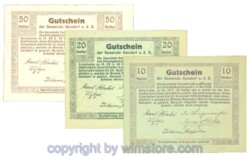 Haindorf a.d. Sierning, J00339, Serie 10, 20, 50 Heller; 1