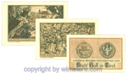 Hall in Tirol, J00342IIb, Serie 40, 70, 90 Heller; 1-