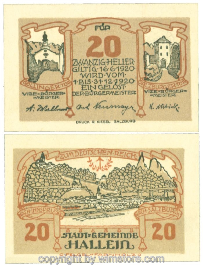 Hallein, J00344IIa, 10 Heller; 1-