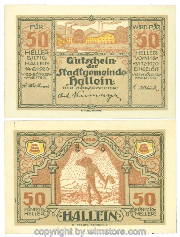 Hallein, J00344IIb, 50 Heller; 1
