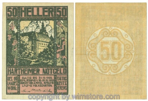 Hartheim, J00352a, 50 Heller; 1
