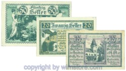 Helfenberg, J00363a, Serie 10, 20, 50 Heller; 1